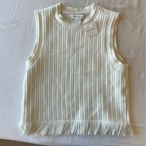 NWT Club Monaco Ivory Knit Top